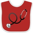thumbnail image 3 of Inktastic Doctor Stethoscope Boys or Girls Baby Bib, 3 of 4