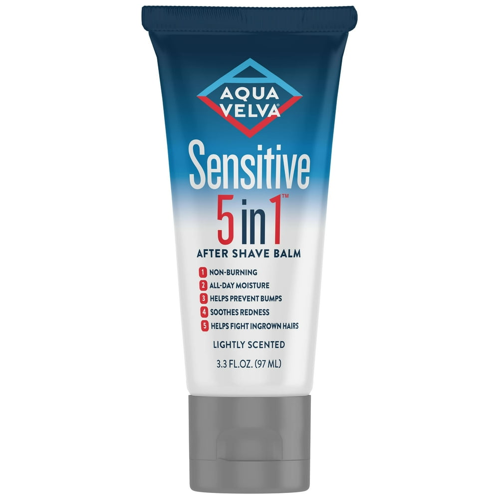 Aqua Velva Sensitive 5 in 1 After Shave Balm, that is Lightly Scented