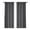 Dark Grey, variant on Riwcyla Festnight 2PCS 175*140cm Solid Color Curtains Polyester Fiber Grommet Filtering Casual Textured Curtains for Bedroom Living Room