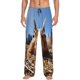 thumbnail image 1 of Balery Close-Up Curious Squirrel Pantalones de pijama para hombre, pijama ultraligero, pantalón de descanso-3X-Large, 1 of 6