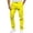 Yellow, variant on Mens Chinos Slim Fit Stretch Lightweight Quick Dry Flat Front Skinny Golf Dress Pants with Button and Zipper Big and Tall Size S-3XL Yellow