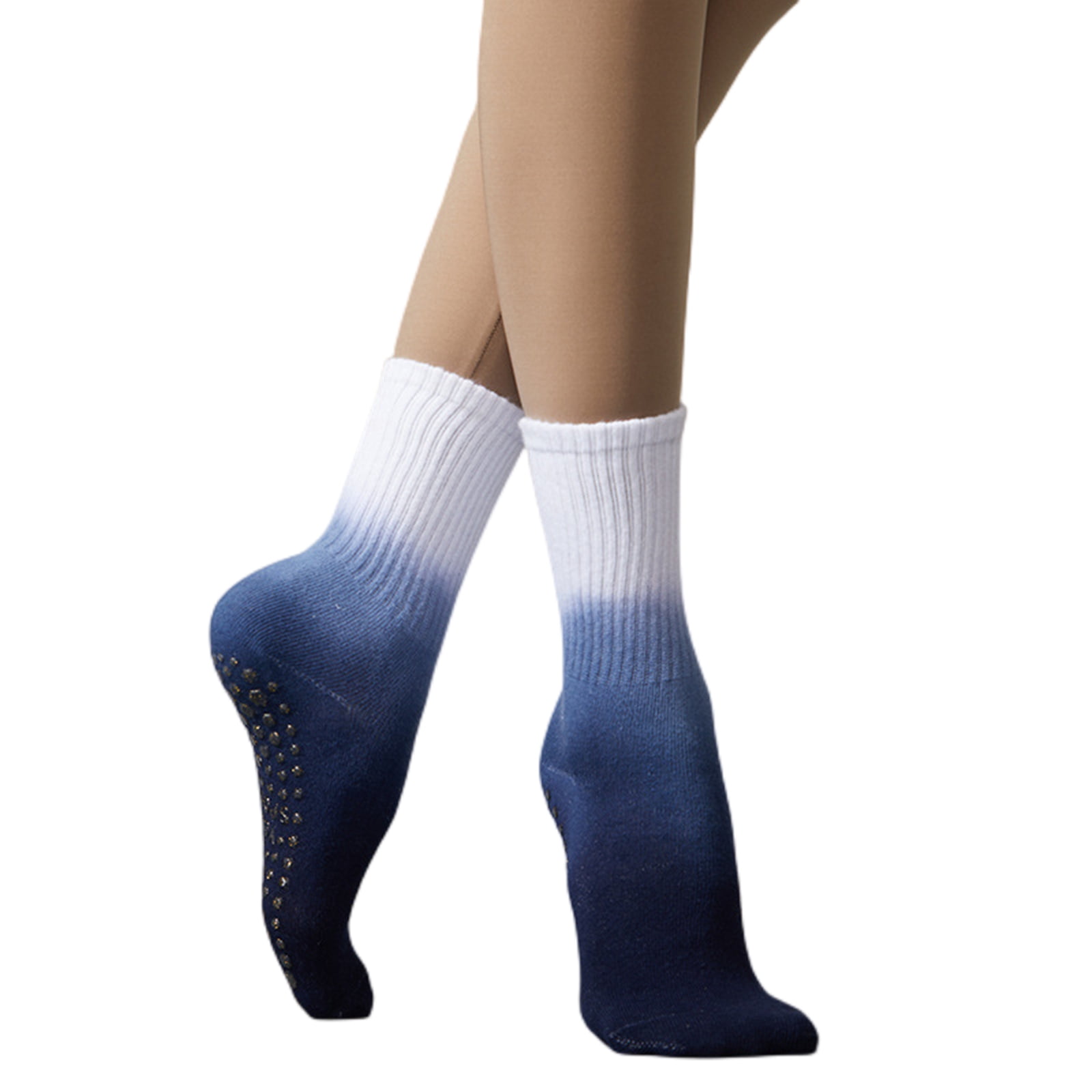 Zando Fuzzy Socks for Women Yoga Socks Warm Fluffy Socks Grip Socks Soft  Slipper Socks with Grippers 6 Pairs Deer Purple