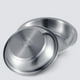 thumbnail image 4 of Plato redondo de acero inoxidable para servir para cena, camping al aire libre, 16cm, 4 of 9