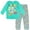 Green / grey, variant on CoComelon JJ Cody Infant Baby Boys Fleece Pullover Sweatshirt and Pants Set Infant to Toddler
