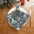 thumbnail image 2 of Christmas Pinecone Cloth Napkins Washable Napkin for Dinner Table Decorative for Home Dinner Restaurant Parties 20 Inch 4 Pack Washcloth Gift, 2 of 7