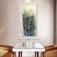 thumbnail image 3 of Elephant Stock Wild Indigo Floral Ii Wall Art - Vertical Canvas Wall Art - Living Room Wall Decor - Abstract Canvas - Beige And Blue Decor By Tim O'toole - 27" x 54", 3 of 8