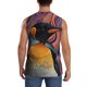 thumbnail image 4 of Balery Abstract Pattern Penguin Camisetas sin mangas para hombre, absorbe la humedad y protege contra el mal olor.-3X-Large, 4 of 7