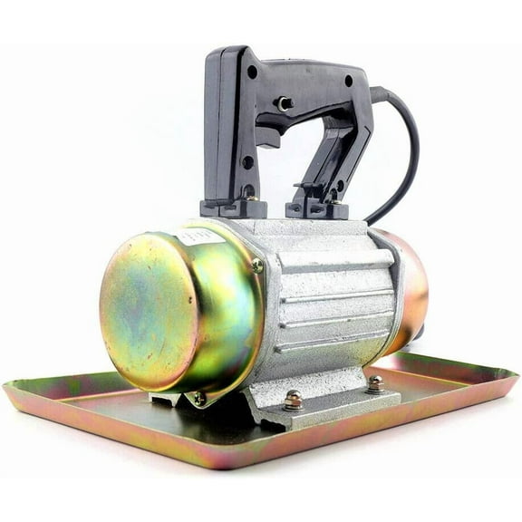 Concrete Vibrator Electric Portable Hand-held Cement Vibrating Troweling Machine Concrete Vibrator Flat Plate Vibrator 3000rpm 110V