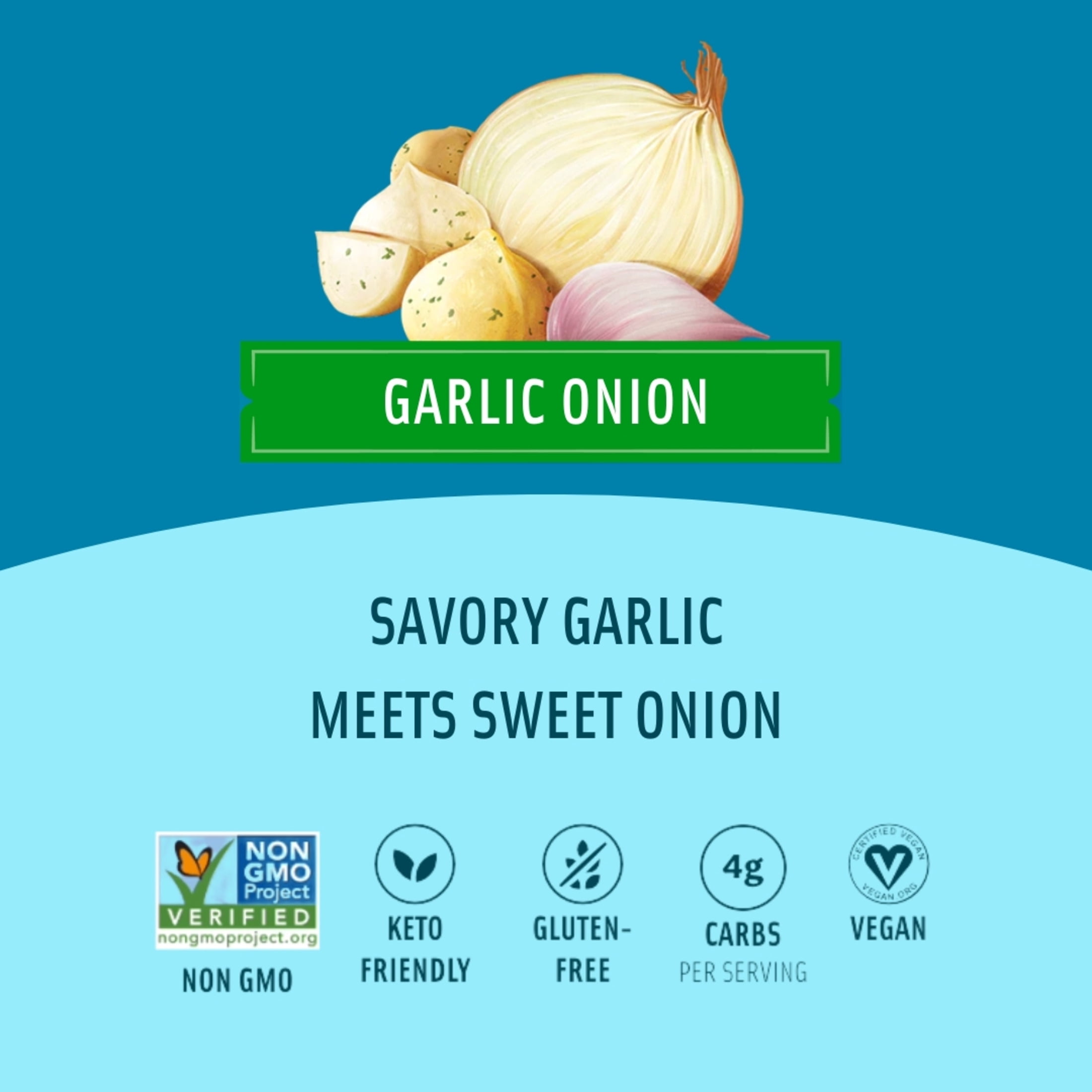 Mauna Loa Garlic Onion Macadamia Nuts - 0.5oz Pouch (100% Hawaiian)