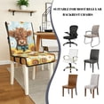 thumbnail image 5 of TSOVTHRID Highland Cattle Sunflower Daisy Print Quilted Dining Chair Slipcovers Comfy Adjustable Chair Cushion Covers with Detachable Strap Practical Stain Resistant Seat Covers, Set of 1, 5 of 7