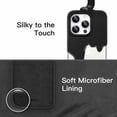 thumbnail image 5 of JETech Silicone Case for iPhone 14 Pro 6.1-Inch, Silky-Soft Touch Full-Body Protective Phone Case, Shockproof Cover with Microfiber Lining (Black), 5 of 7