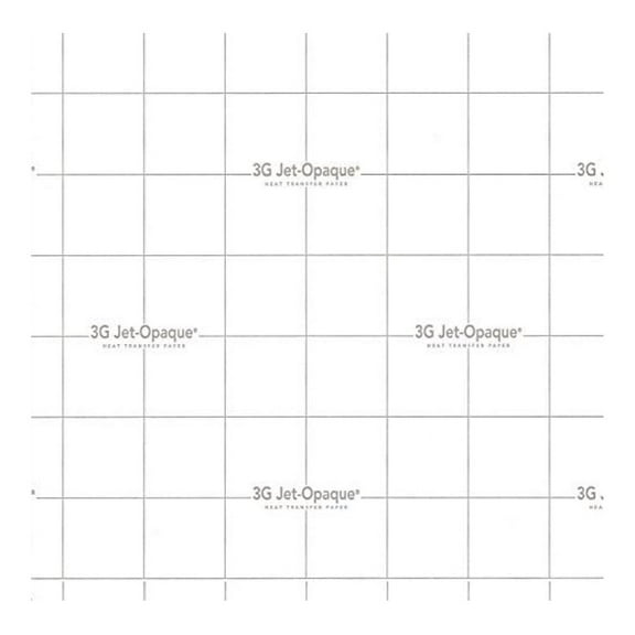 Inkjet Printing for Dark Cotton Fabric (3G Heat Transfer Paper) 8.5" x 11" - 25 Sheets