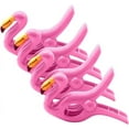 thumbnail image 1 of Pinzas para toallas de playa a prueba de cruceros, 4 piezas de pinzas para sillas con diseño de animales, excepcionalmente duraderas y resistentes para vacaciones en el patio y la piscina, material, 1 of 5