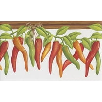 879486 Chili Peppers on Vine Wallpaper Border KV79527