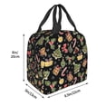 thumbnail image 3 of Fotbe Christmas Tree Decoration Bolsa Térmica con Estampado y Forro de Aluminio Grueso Bolsa de Almuerzo con Bolsillo Frontal para Hombres y Mujeres, Ideal para Trabajo, Escuela, 3 of 8