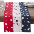 thumbnail image 1 of Saro Lifestyle Chemin de Table en Coton 4 Juillet 54 Pieds' x 16 Pieds', Rouge Blanc & Bleu, Chemin de Table, 1 of 1