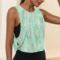 thumbnail image 2 of Karight Womens Workout Tank Crop Sports Shirt Loose Fit Sleeveless Yoga Running Tops Going Out Top, 2 of 8