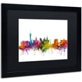 thumbnail image 2 of Trademark Fine Art 'Las Vegas Nevada Skyline' Canvas Art by Michael Tompsett, Black Matte, Black Frame, 2 of 4