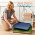 thumbnail image 6 of ECR4Kids SoftZone Play Patch Activity Mat and Toy Bins, Beginner Playset, Earthtone, 6-Piece, 6 of 9