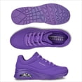 thumbnail image 2 of Zapatilla Skechers Uno-Night Shades para mujer, color morado, Durabuck, 11 W, 2 of 2