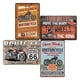 thumbnail image 2 of KIt Pintura Hierro Rectangular Placa Metal Vintage para Motocicleta 20x30cm 4 Uds., 2 of 9