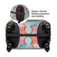 thumbnail image 6 of Uemuo Colorful Donut Printed Washable Luggage Cover - Fashion Suitcase Protector Fits 18-32 Inch Luggage -X-Large, 6 of 9