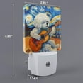 thumbnail image 2 of Xecao Dog Guitar Starry Night for Night Light - a Wall-mounted LED Fixture with A Dusk-to-dawn Sensor, Ideal for Bedrooms, Bathrooms, Hallways, and Kitchens-US, 2 of 7