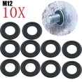 thumbnail image 1 of 10Pcs M12- Auto Engine Oil Drain Plug Gaskets Rubber Sealing Oil Drain Plug Gasket Washer Replacement 12616850, 1 of 8