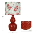 thumbnail image 5 of The Pioneer Woman Vintage Floral Table Lamp, Red Finish, 5 of 6