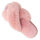 thumbnail image 1 of Pantuflas de algodón con tiras cruzadas de felpa de invierno para abrigar el interior, pantuflas de felpa agrandadas para mujer, de piel de conejo de imitación de alto-bajo, 1 of 6