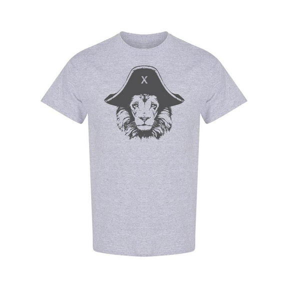 Pirate Lion Design T-Shirt Men -Image by Shutterstock, Male Medium