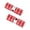 Red, variant on Mosiee 2Pcs Bicycle Rear Pedal Solid Aluminum Alloy Anti Slip Foot Column Pedal for Bmx/Mountain/Ordinary Bike Stunt Pegs Replace Parts Red