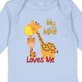 thumbnail image 4 of Inktastic My Mimi Loves Me Giraffe Boys or Girls Long Sleeve Baby Bodysuit, 4 of 5