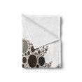 thumbnail image 2 of Wildlife Soft Flannel Fleece Throw Blanket, Wild Animal Silhouette Created with Multiple Diverse Dots Bubbles Illustration, Cozy Plush for Indoor and Outdoor Use, 50" x 60", Multicolor, by Ambesonne, 2 of 5