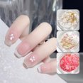 thumbnail image 1 of Ruanlalo Nail Art Sequins,2 Box Nail Flakes Decor Light-Reflective Shining Non-Fading DIY Gloss Super Fairy Cherry Blossom Nail Art Sequins Nail Supplies, 1 of 6