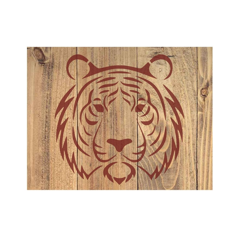 Tiger Stencils Wild Animal Stencils Plastic Jungle Tiger Stencils Templates  DIY Forest Tiger Home Decor Stencil for Painting on Wood Floor Wall