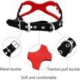 thumbnail image 3 of Arnés para perros, bandolera ajustable con anilla metálica, bandolera acolchada y cómoda para cachorros y perros de razas pequeñas para pasear, rojo, L, 3 of 5
