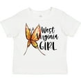 thumbnail image 3 of Inktastic West Virginia Girl- Butterfly Girls Toddler T-Shirt, 3 of 5