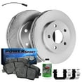 thumbnail image 1 of Power Sport Rear Brakes and Rotors Kit |Rear Brake Pads| Brake Rotors and Pads| Semi-Metallic Brake Pads and Rotors| Hardware Kit and Sensor Wire BLB1.35052.53, 1 of 6