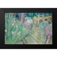 thumbnail image 2 of Toulouse-Lautrec, Henri de 24x17 Black Modern Framed Museum Art Print Titled - Ballet Scene, 2 of 5