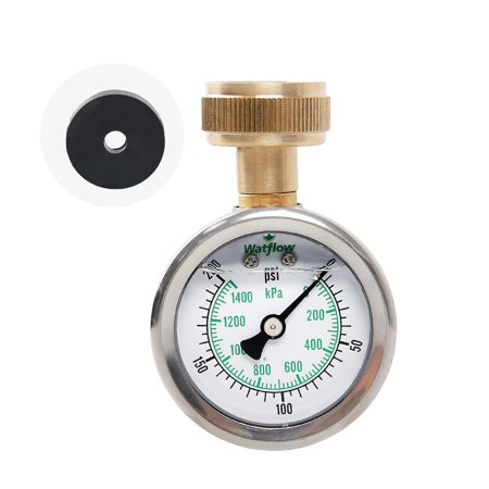 Glycerin Filled Stainless Steel Water Pressure Test Gauge for Hoses