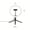 Single12in-Light+desktop stand, variant on 10/12" Selfie Ring Light with 63" Stand, Phone Holder, Remote, RGB LED Halo Light for Vlogging Video Photo Kit