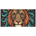 thumbnail image 7 of Artistic Lion Head Patterned Banner, Exquisite Decorations with Floral Elements, Background Backdrop for Party Celebrations, Photo Shoots, Cultural Events, and Festival Decor, 7 of 7