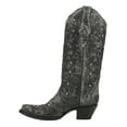 thumbnail image 3 of Corral Boots Womens Studded Tooled Inlay Glitter Snip Toe Cowboy  Mid Calf, 3 of 7