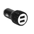 thumbnail image 3 of Puerto USB dual Cargador de coche de carga rápida Martillo de seguridad estilo diamante (negro) Ndcxsfigh Accesorios para autos y motos, 3 of 8