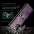 thumbnail image 7 of FKBRCL4U Compatible With iPhone 15 Pro Max Case, Purple Diamond Shiny Butterfly Pattern For Girl Ultra Protection Shockproof Soft Silicone TPU Non-Slip Back, 7 of 7
