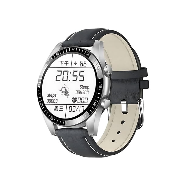 Reloj inteligente Gadgets&fun Smartwatch correas de vinyl piel para llamadas y mensajes