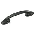 thumbnail image 2 of Hickory Hardware Luna 3 Inch Center to Center Matte Black Cabinet Pull P3448-MB, 2 of 2