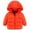 Orange, variant on Boys And Girls Winter Novel Comfortable Soft Lovely Pure Color Children Hooded Small Cotton-padded Clothes,6M-5T