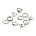 thumbnail image 3 of facefd 10 Pcs Bagues Mi-Doigts Style Vintage Boho Plage Fête Bijoux pour Femmes, 3 of 9